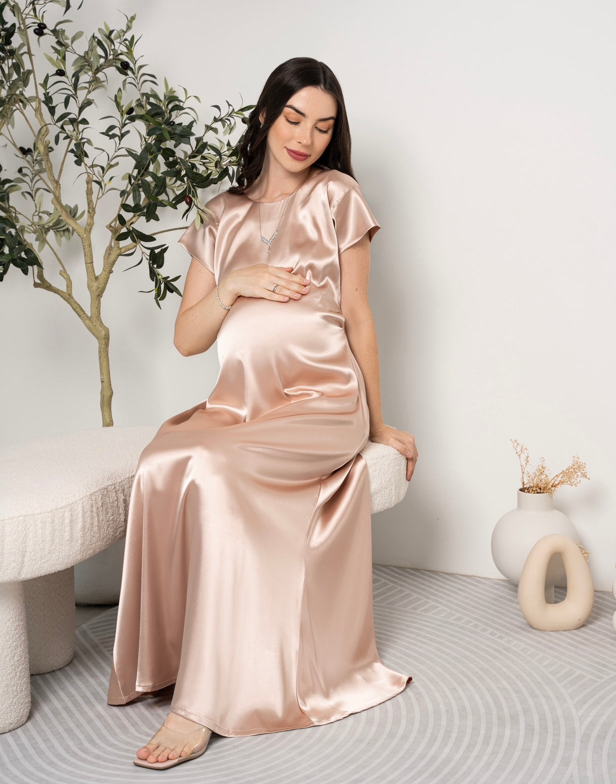 Celeste Satin Reverie