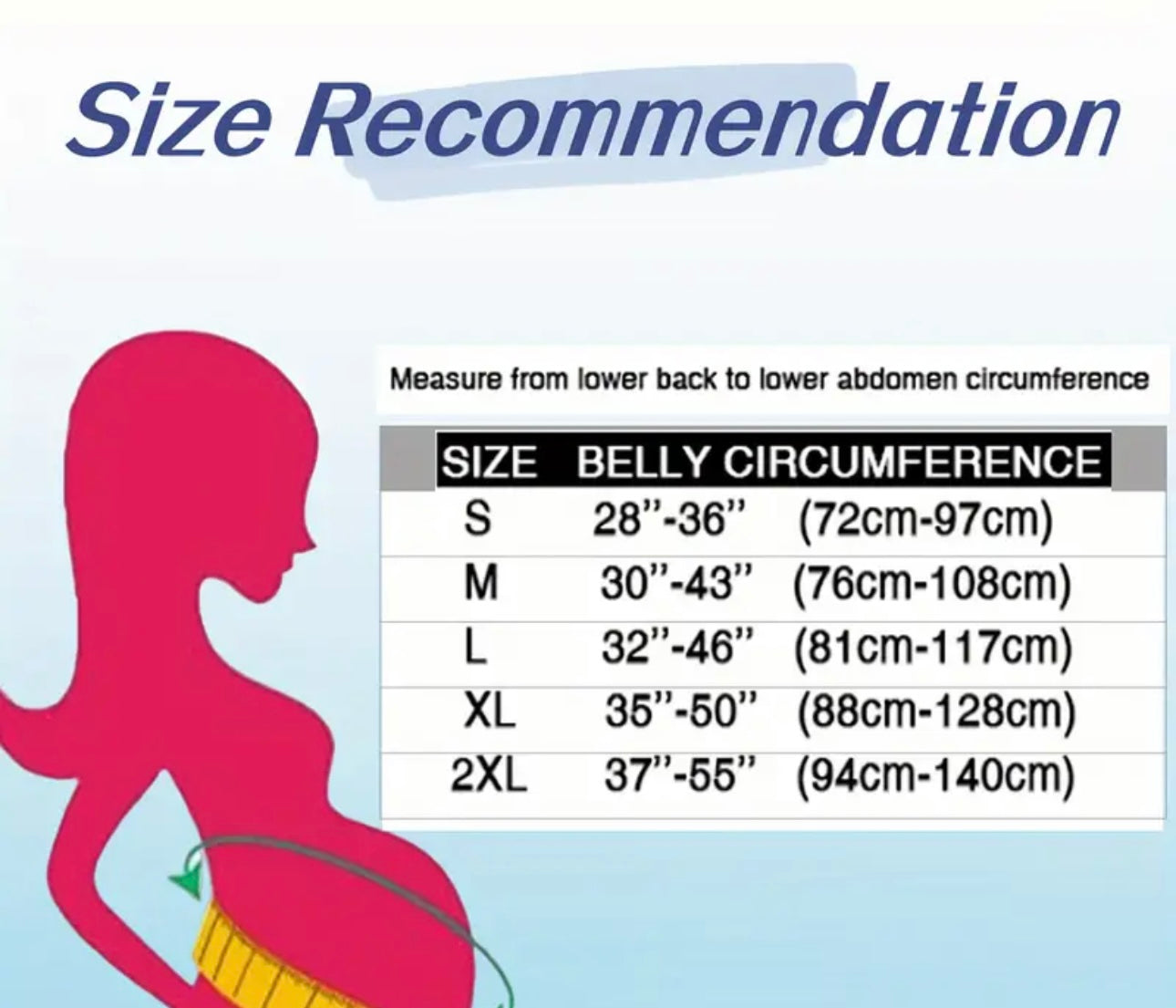 Pre & PostNatal Belt - 3 in 1 - with Back Brace Support
