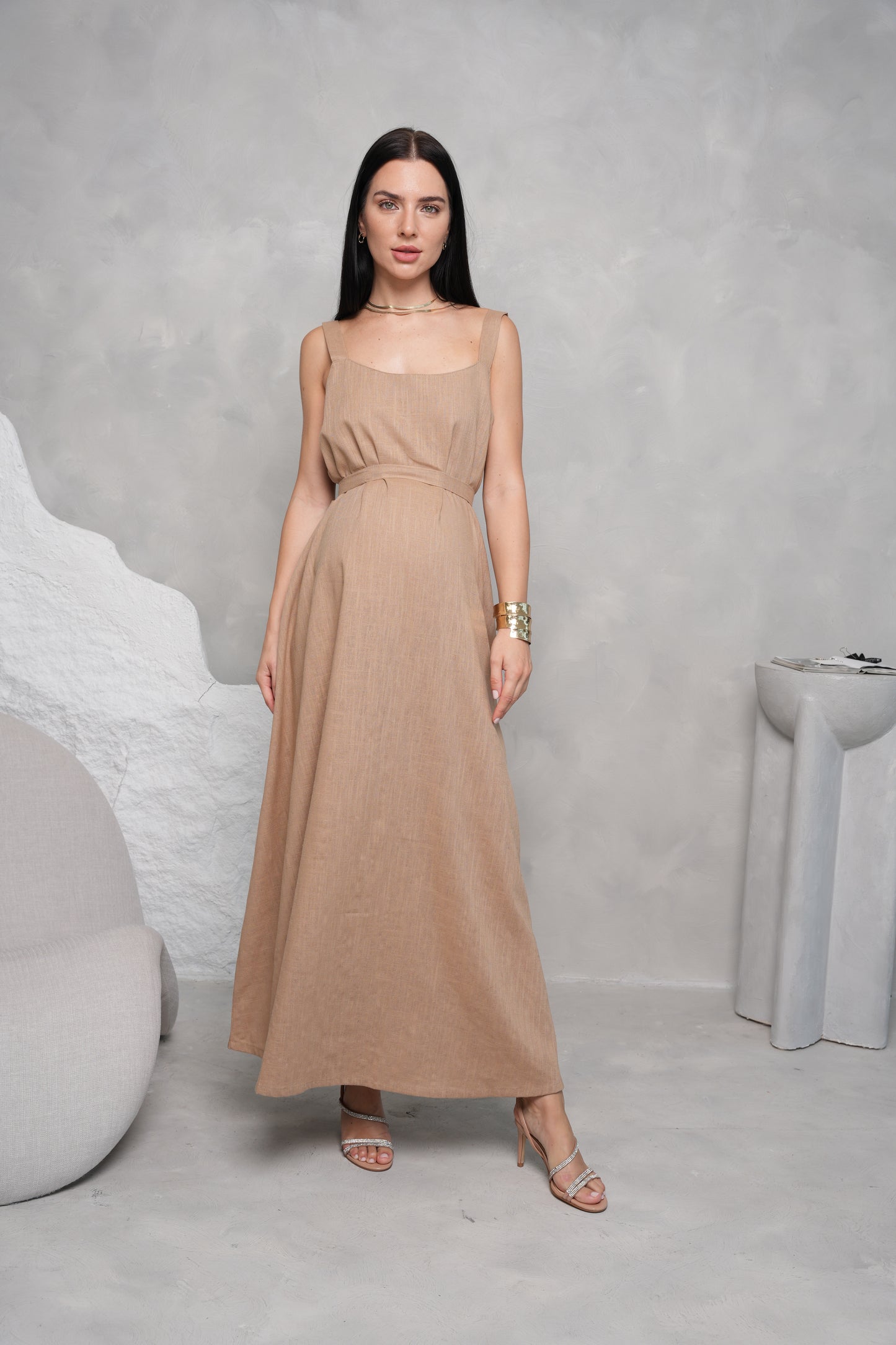 Verona Linen Dress